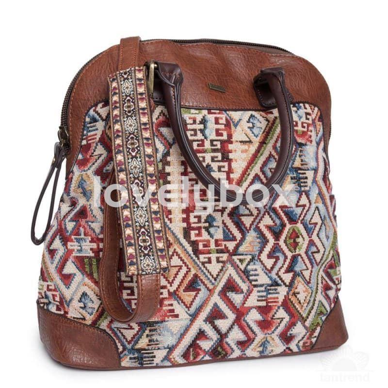 Bolso con tela de tapicería multicolor tantrend. - Imagen 1