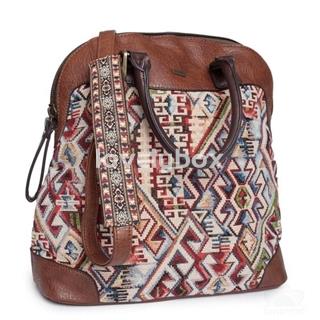 Bolso con tela de tapicería multicolor tantrend. - Imagen 1