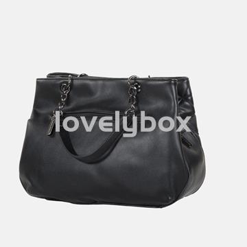 Bolso de hombro Origami en color negro Devota & Lomba - Imagen 1