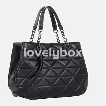 Bolso de hombro Origami en color negro Devota & Lomba - Imagen 2