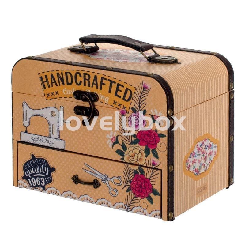 Caja costura vintage - regalo personalizado