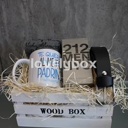 Caja de Pascua - Para el mejor padrino - Regalo personalizado - Imagen 1