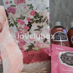 CAJA GROSELLA TRATAMIENTO CABELLO KERATIN - REGALO PERSONALIZADO - Imagen 2