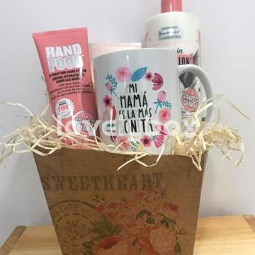Caja macetero mamá eres la más bonita soap & glory - regalo personalizado - Imagen 1