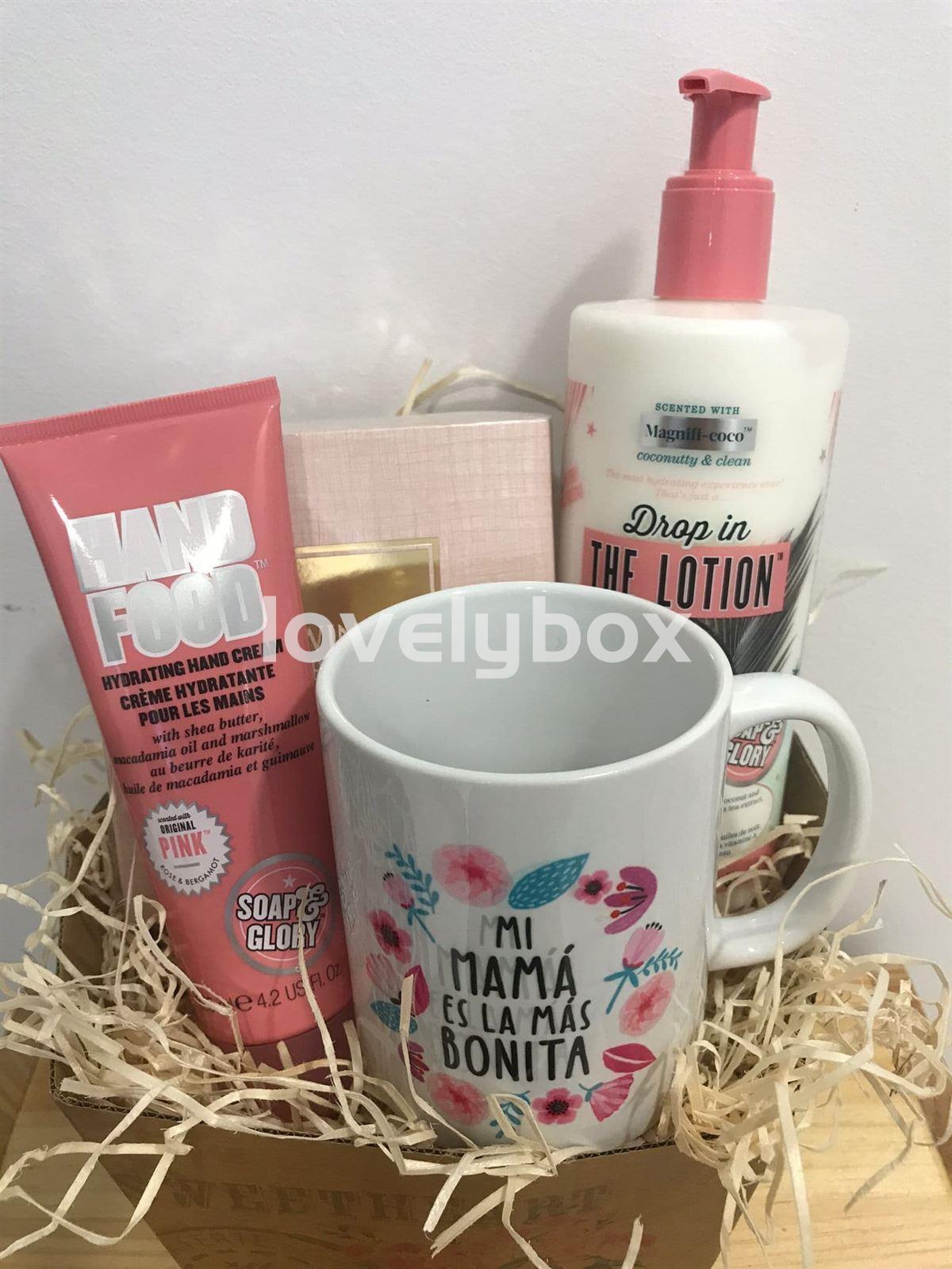 Caja macetero mamá eres la más bonita soap & glory - regalo personalizado - Imagen 2