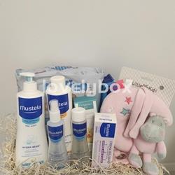 Caja madera de Bebé con Mustela - Imagen 1