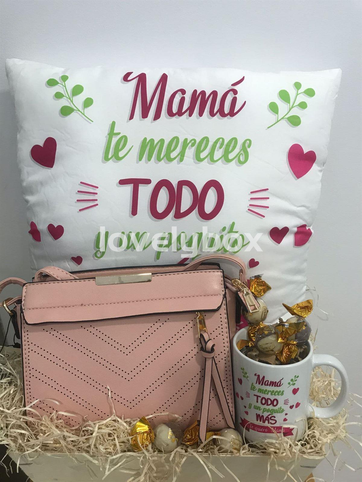 Caja mamá te lo mereces con bolso - regalo personalizado - Imagen 2