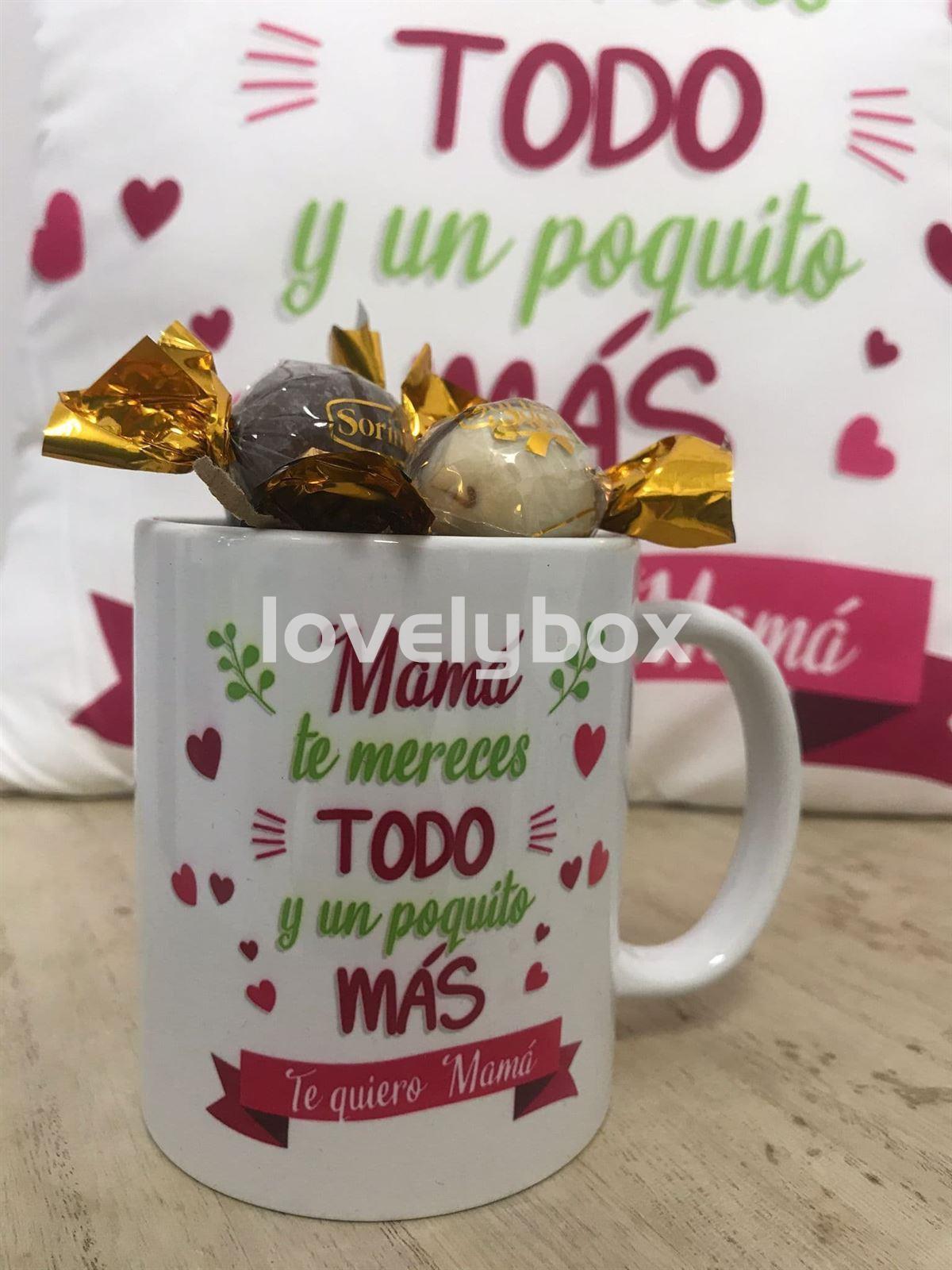 Caja mamá te lo mereces con bolso - regalo personalizado - Imagen 3