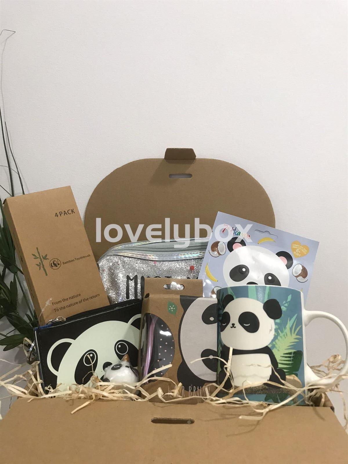 Caja oso panda cuidados- regalo personalizado - Imagen 1
