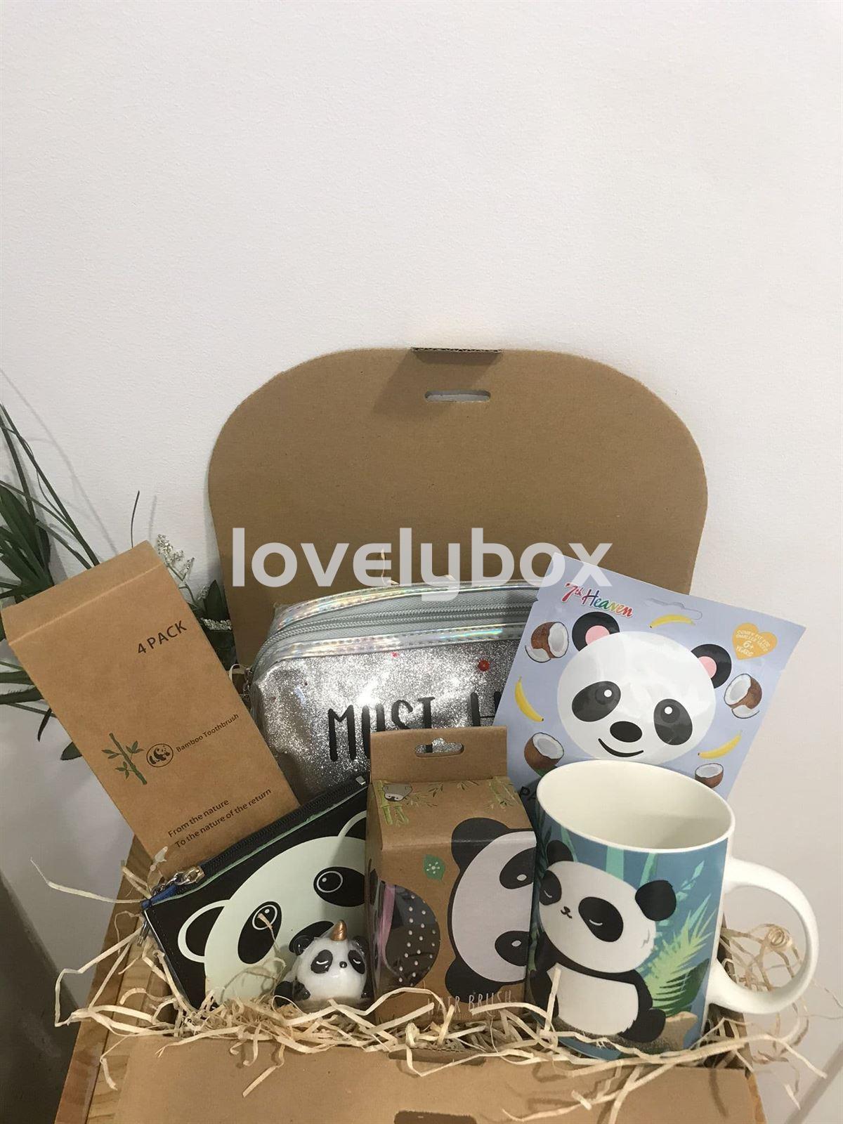Caja oso panda cuidados- regalo personalizado - Imagen 2
