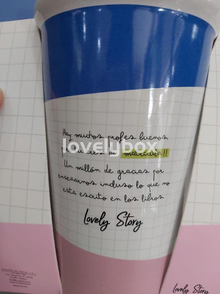 Caja Profe eres para subrayarte - regalo personalizado - Imagen 3