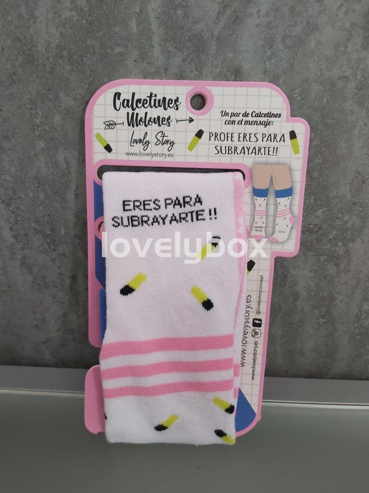 Caja Profe eres para subrayarte - regalo personalizado - Imagen 4