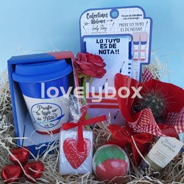 Caja profes lo tuyo es de nota- regalo personalizado - Imagen 1