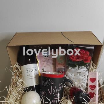 Caja San Valentín taza pizarra- regalo personalizado - Imagen 1