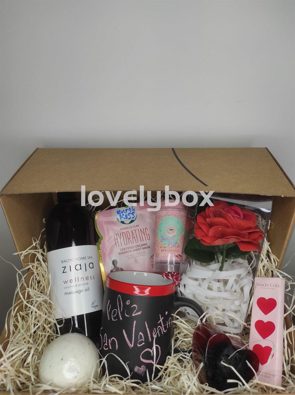 Caja San Valentín taza pizarra- regalo personalizado - Imagen 2