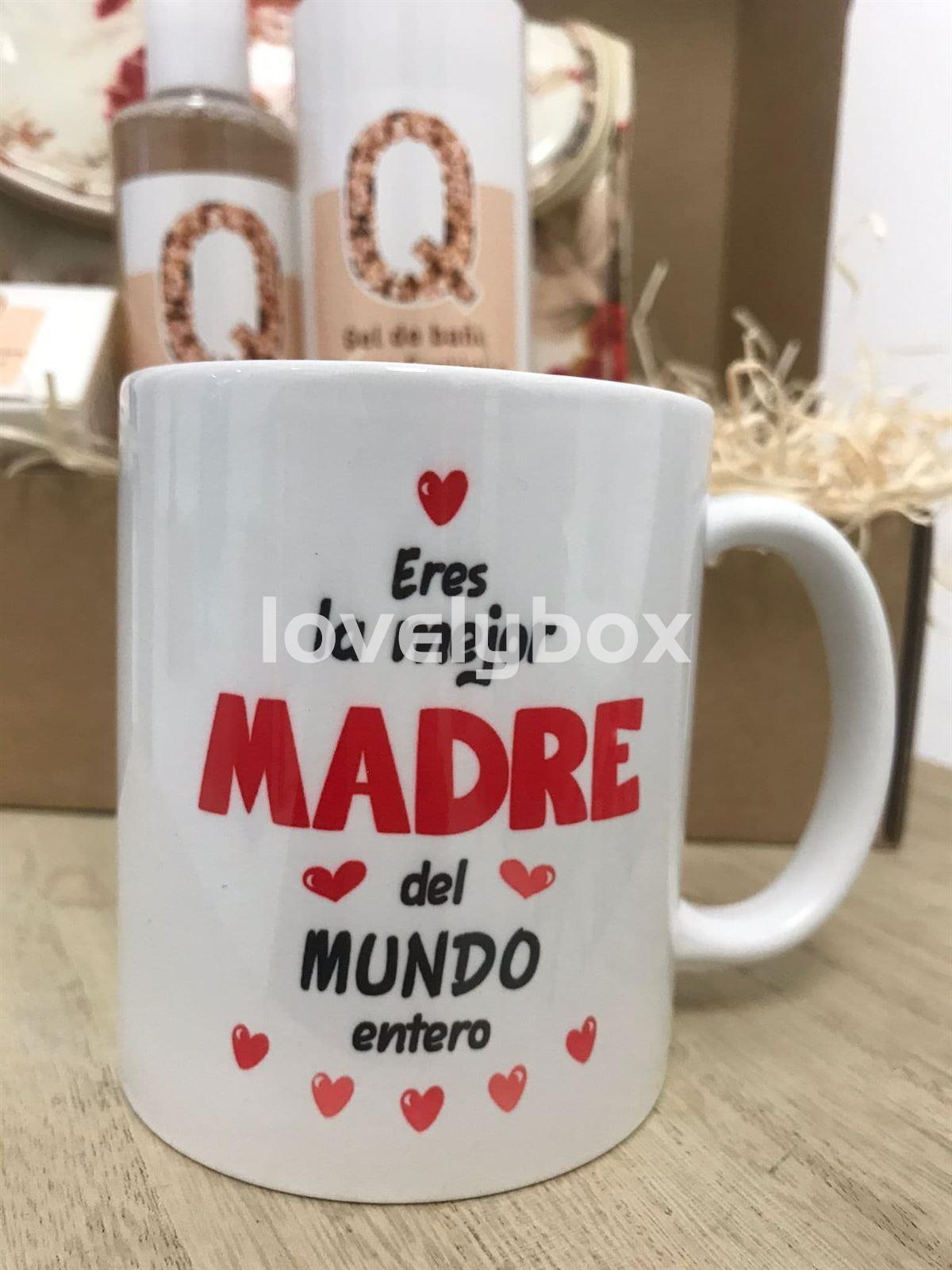 Caja tratamiento quinoa ecológico con neceser floral para mamá- regalo personalizado - Imagen 7