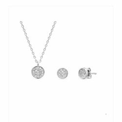 Conjunto círculos plata silver diez - Imagen 1