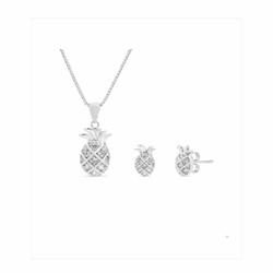 Conjunto piñas plata silver diez - Imagen 1