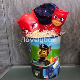 Cubo Patrulla y PJ Mask - regalo personalizado - Imagen 1
