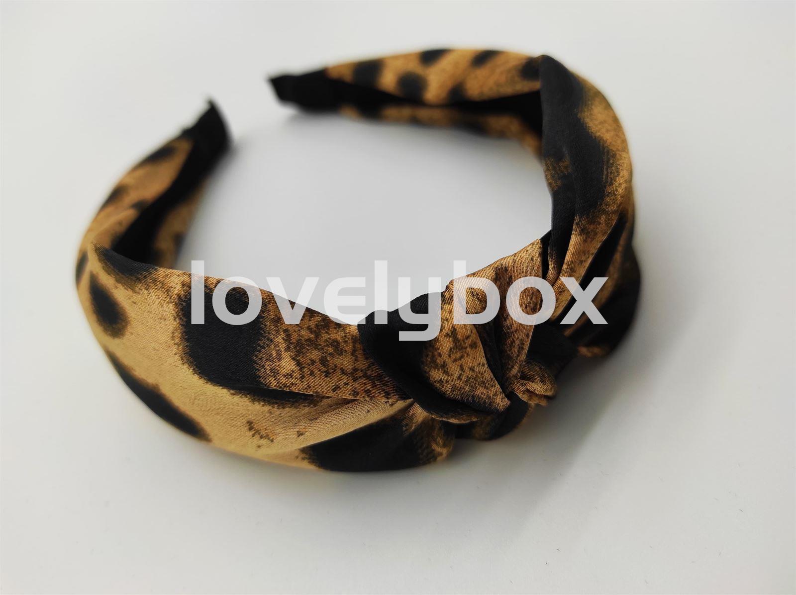 Diadema animal print amarilla lovelybox