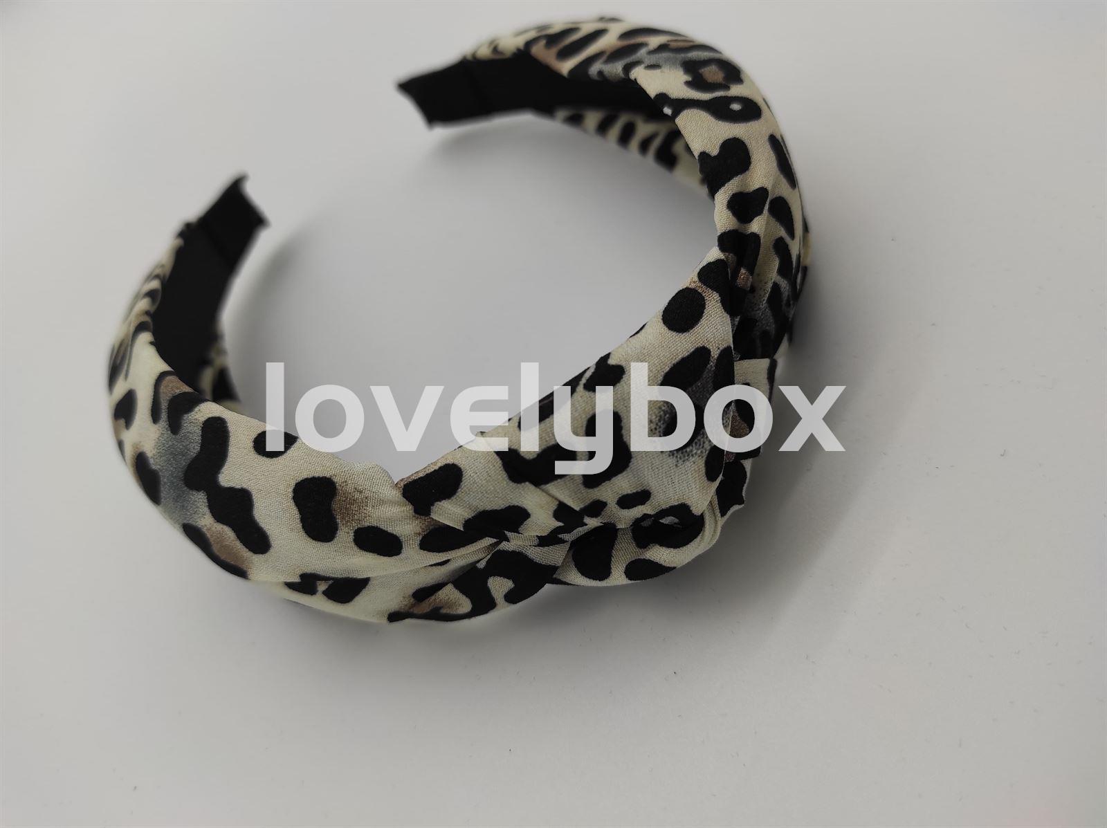 Diadema tejido animal print - Imagen 1