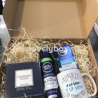 Ideas cestas-cajas para ellos - Imagen 1