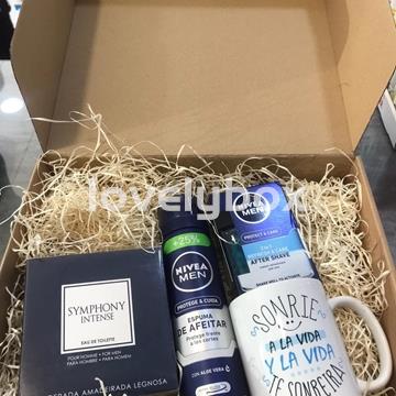 Ideas cestas-cajas para ellos - Imagen 1