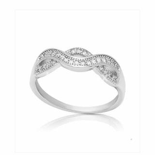 Sortija circonitas plata silver diez - Imagen 1